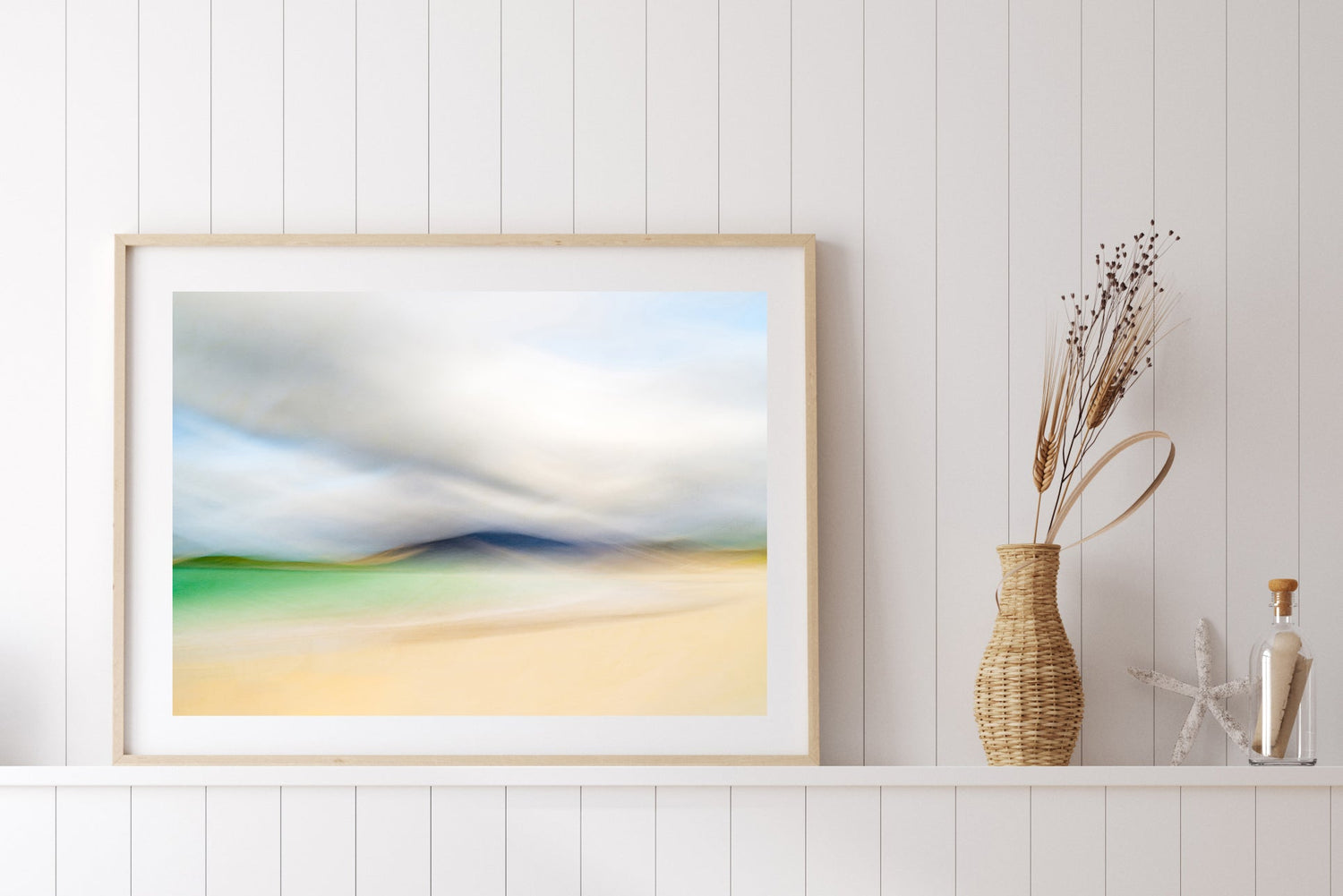 Seascape fine art print of isle of harris beach