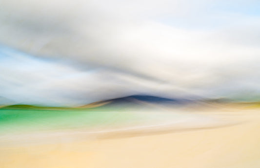 serene seascape ocean scene isle of harris beach