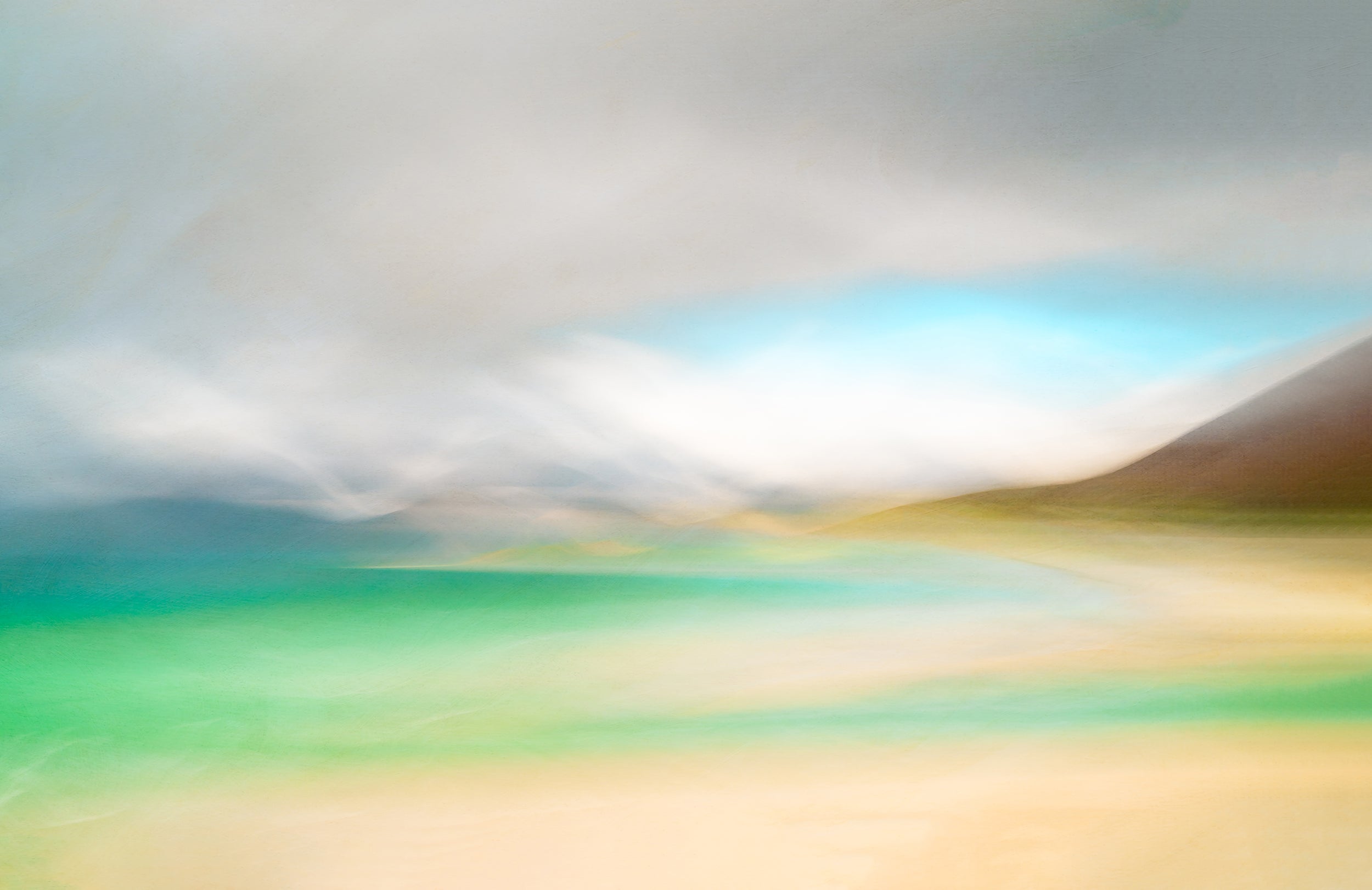 harris hebrides luskentyre beach abstract art